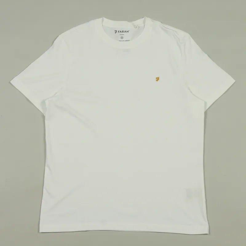 Farah Alexander Circular T-Shirt - White